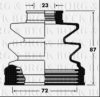 BORG & BECK BCB2827 Bellow, driveshaft